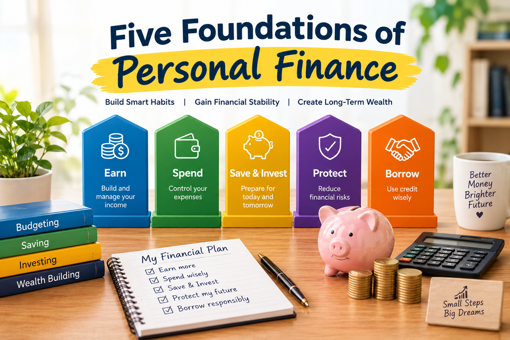 Five Foundations of Personal Finance for Building Long-Term Wealth