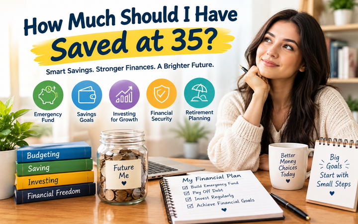 How much should I have saved at 35 with savings, investing, emergency fund, and retirement planning