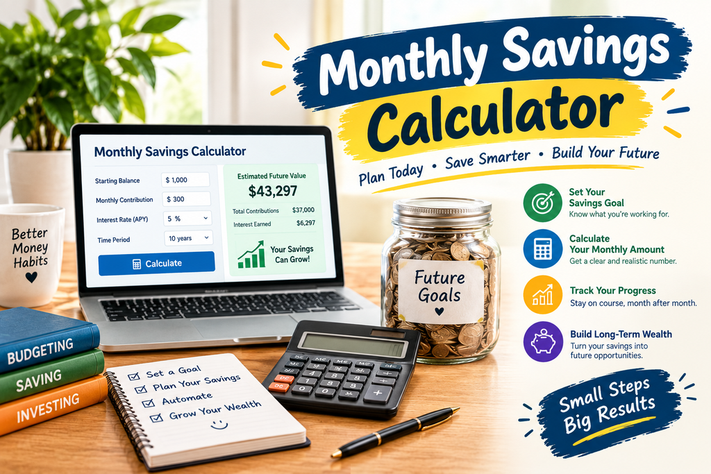 Monthly Savings Calculator