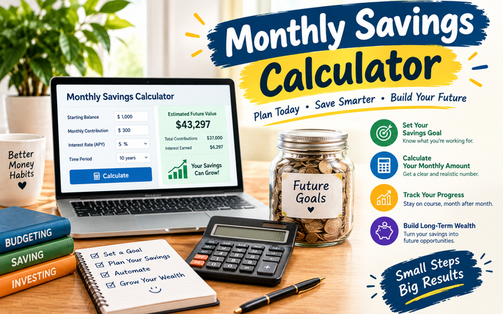 Monthly Savings Calculator